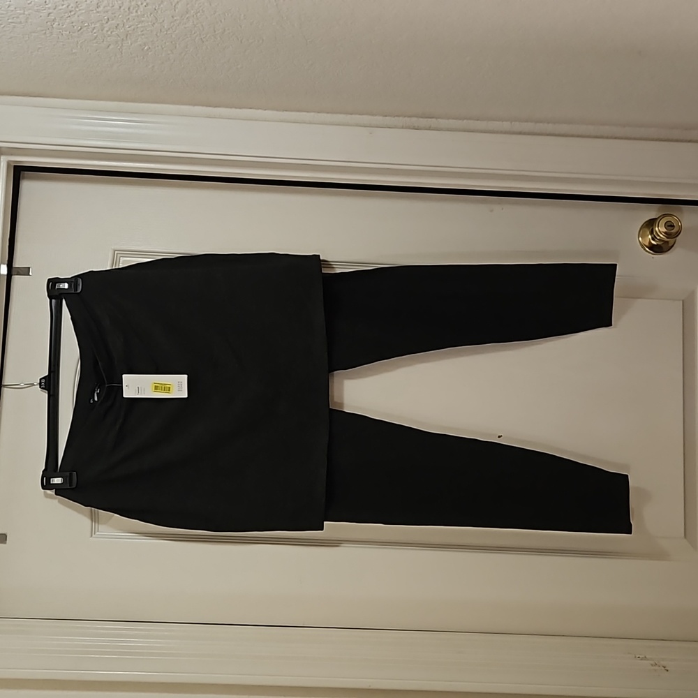 Eileen Fisher cozy Tencel stretch jersey skirt and leggings in one